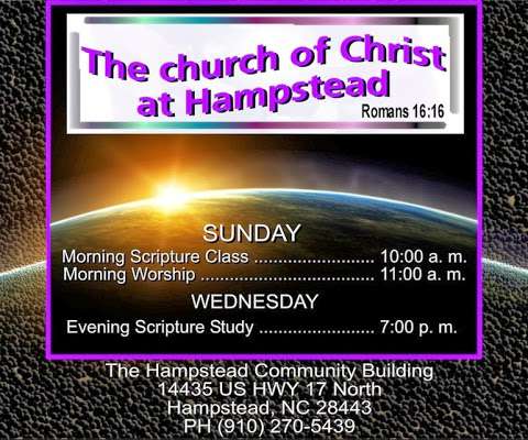 The Church Of Christ At Hampstead The Church Of Christ At Hampstead
